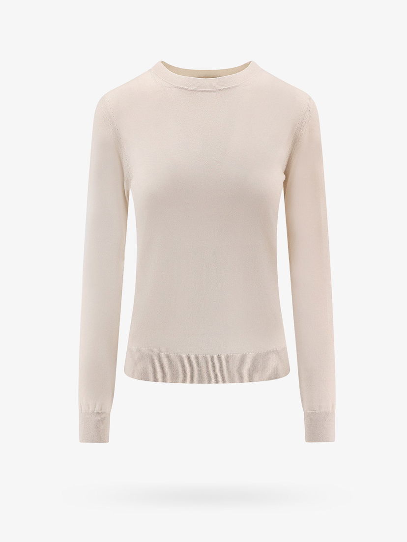 Пуловер Loro Piana Beige Crewneck Sweater Бежово | FAM9049A314