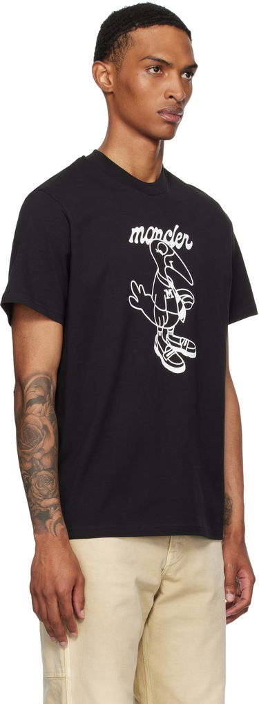 Тениска Moncler Moncler Archivio Creativo Graphic T-Shirt Черно | K20918C0001689AJS, 1