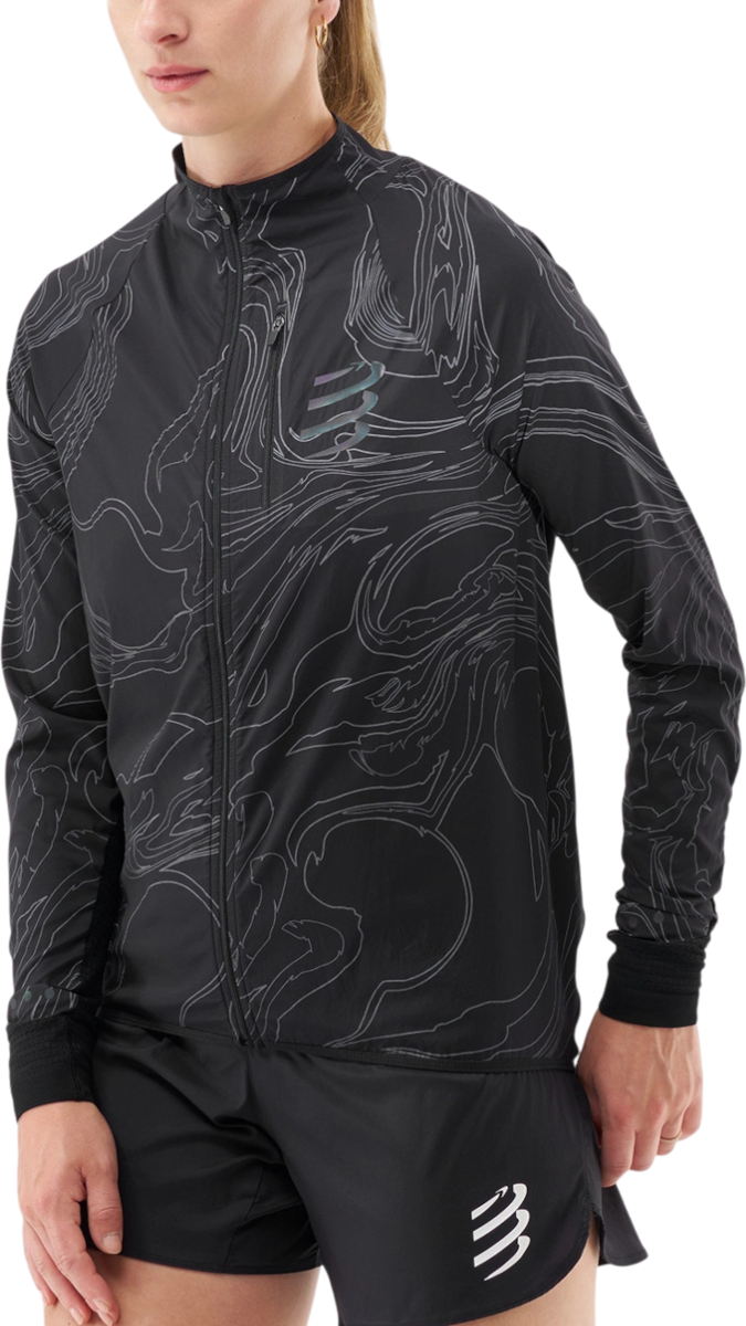 Ветровка Compressport Hurricane Windproof Jacket Черно | ajvw11079047, 0