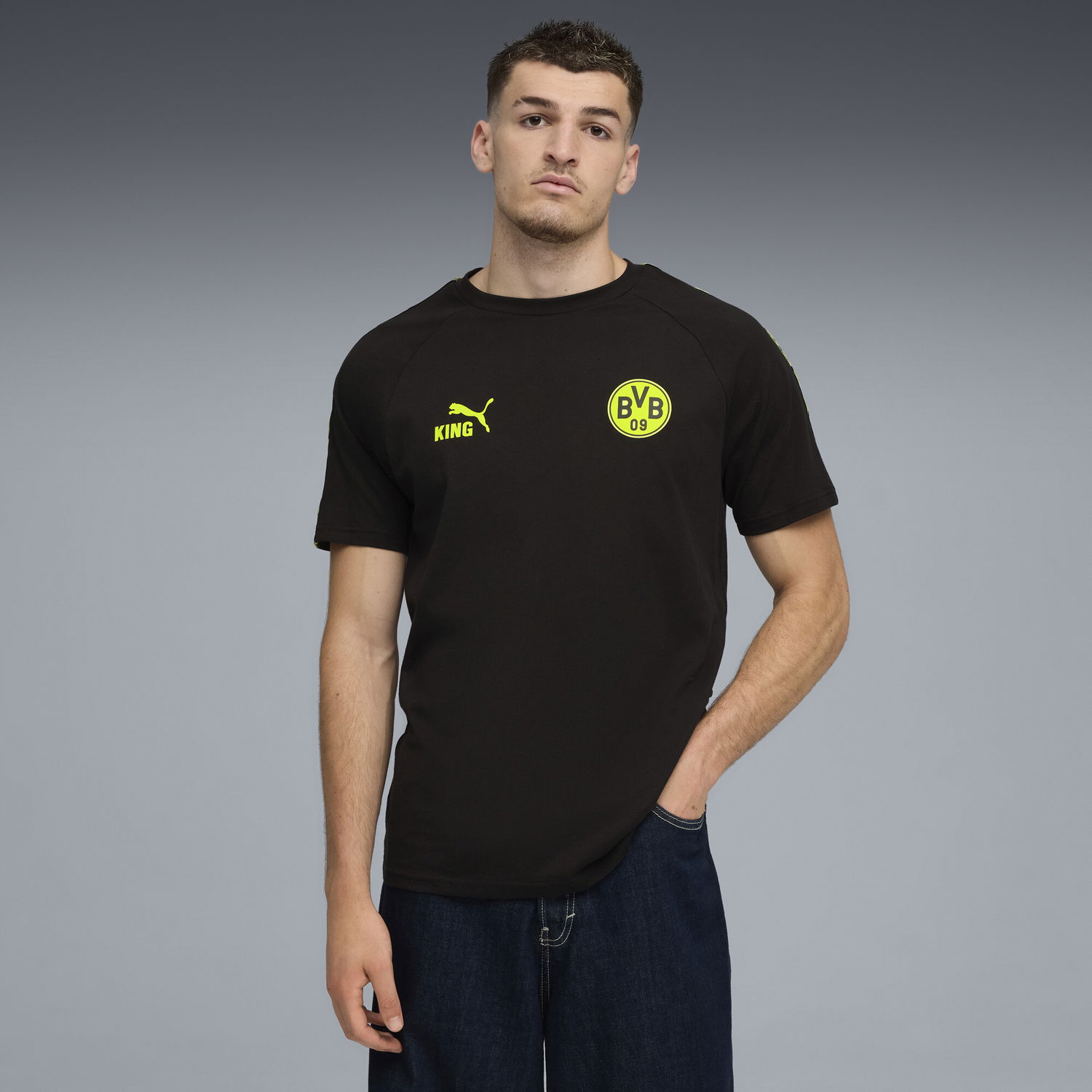 Тениска Puma Borussia Dortmund KING Men's T-Shirt Черно | 782581_09, 1