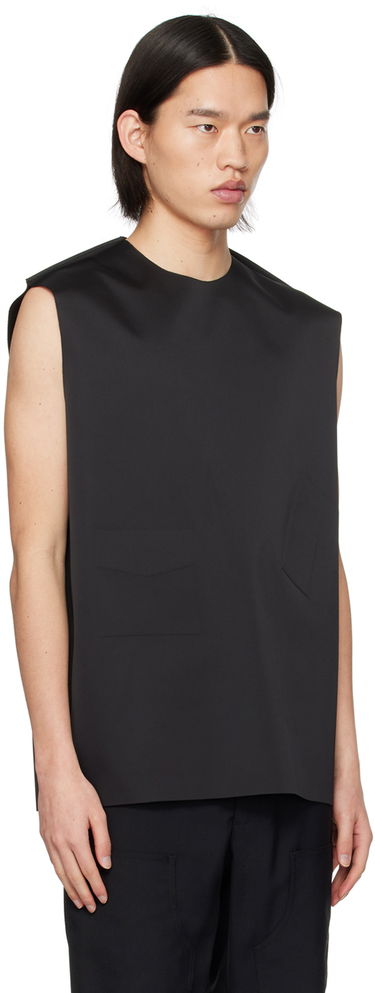 Жилетка We11done We11done Embossed Pocket Tank Top Черно | WD-BL1-24-122-M-BK, 1