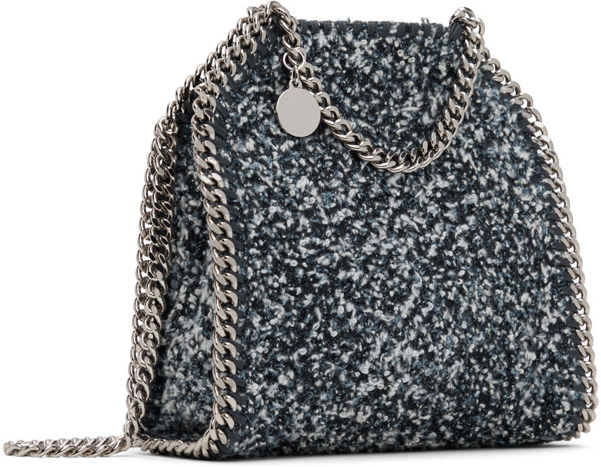 Чанта през рамо Stella McCartney Stella McCartney Falabella Bouclé Shoulder Bag Синьо | 391698WP0446, 1