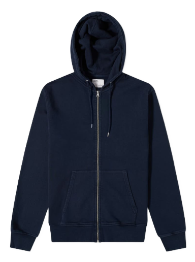 Суитчър Colorful Standard Classic Organic Zip Hoody Тъмно синьо | CS1007-NBL