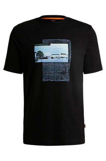 T-Shirt with Photographic Artwork Print