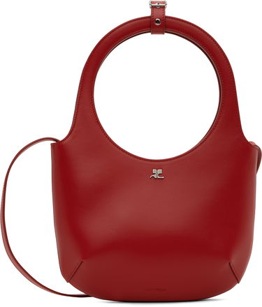 Дамска чанта Courrèges Courrèges Holy Leather Shoulder Bag Червено | 224GSA102CR0065, 0