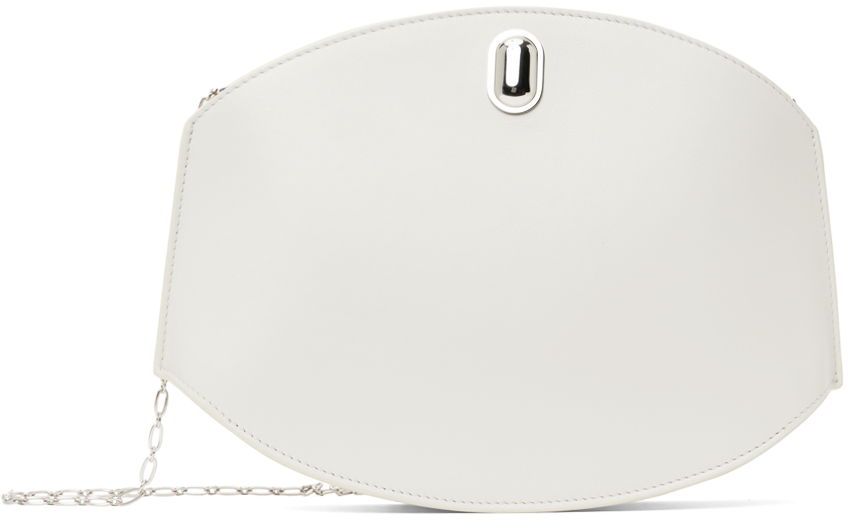 Дамска чанта Savette Off-White Tondo Chain Crossbody Bag Бяло | H-017-01-01, 0