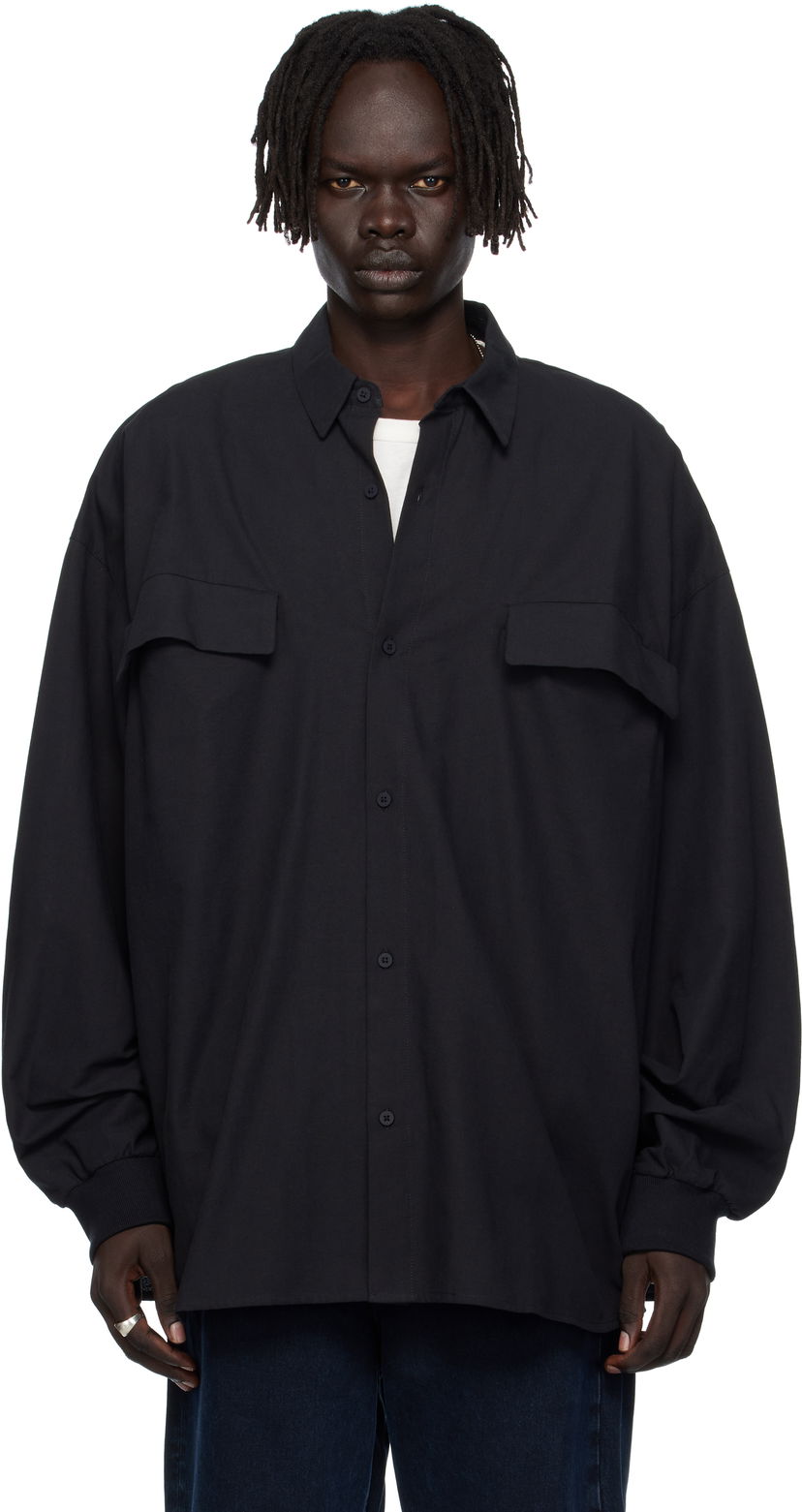 Риза Fear of God Fear of God ESSENTIALS Oxford Shirt Черно | 186SP254420F