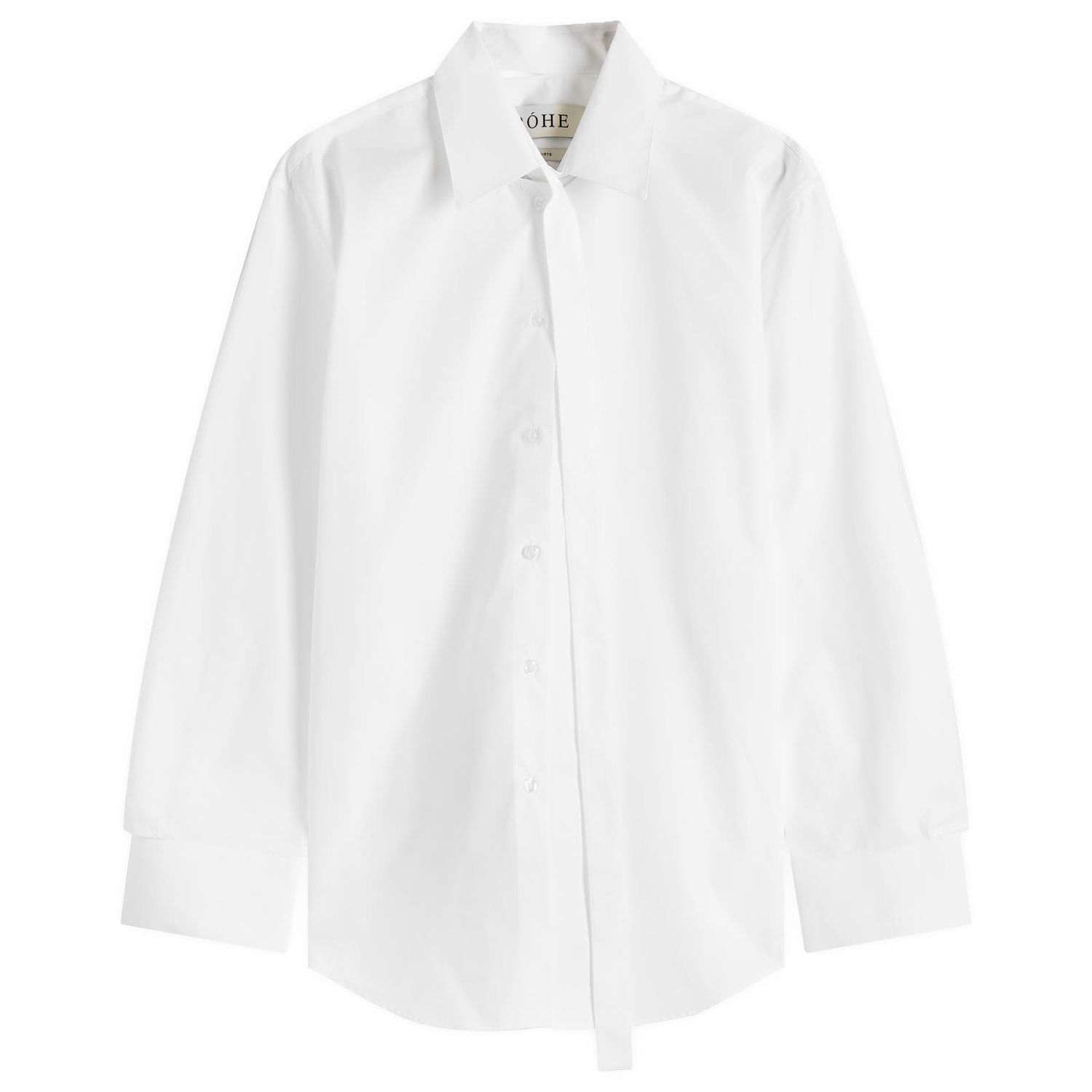 Риза Róhe Deconstructed Cotton Shirt Бяло | 414-19-068, 0