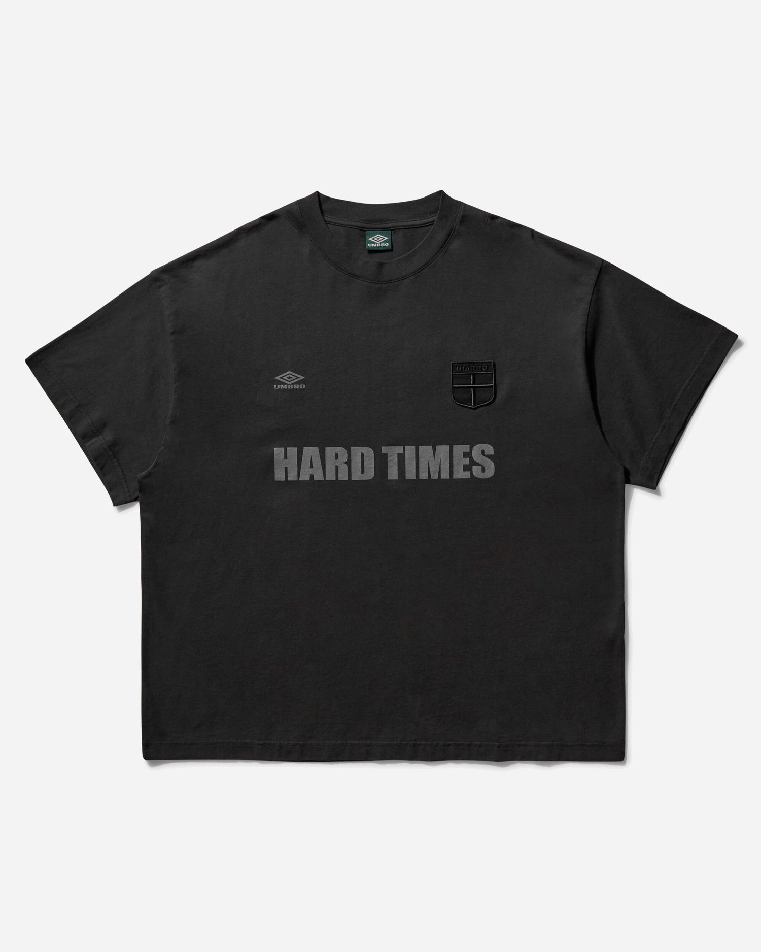 Тениска Umbro Hard Times T-Shirt Черно | UBMW0241JY57 BLK0020, 1