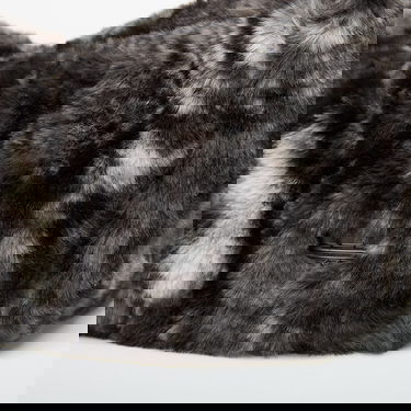Чанта през рамо adidas Originals Small Faux Fur Shoulder Bag Сиво | JY2569, 3