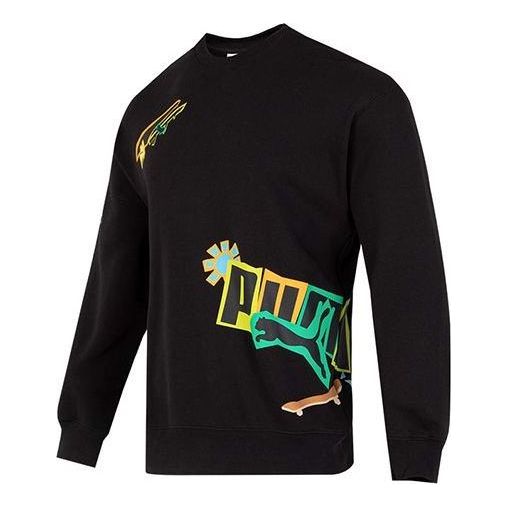 Суитчър Puma Classics Street Sport Crewneck Sweatshirt Черно | 539968-01