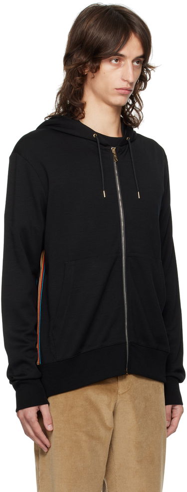 Суитчър Paul Smith Paul Smith Signature Stripe Zip Hoodie Черно | M1R-300S-H00035-79, 1