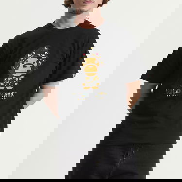 Тениска BAPE 1st Camo Milo Shark T-Shirt Черно | 002TEL801004M-BYE, 2