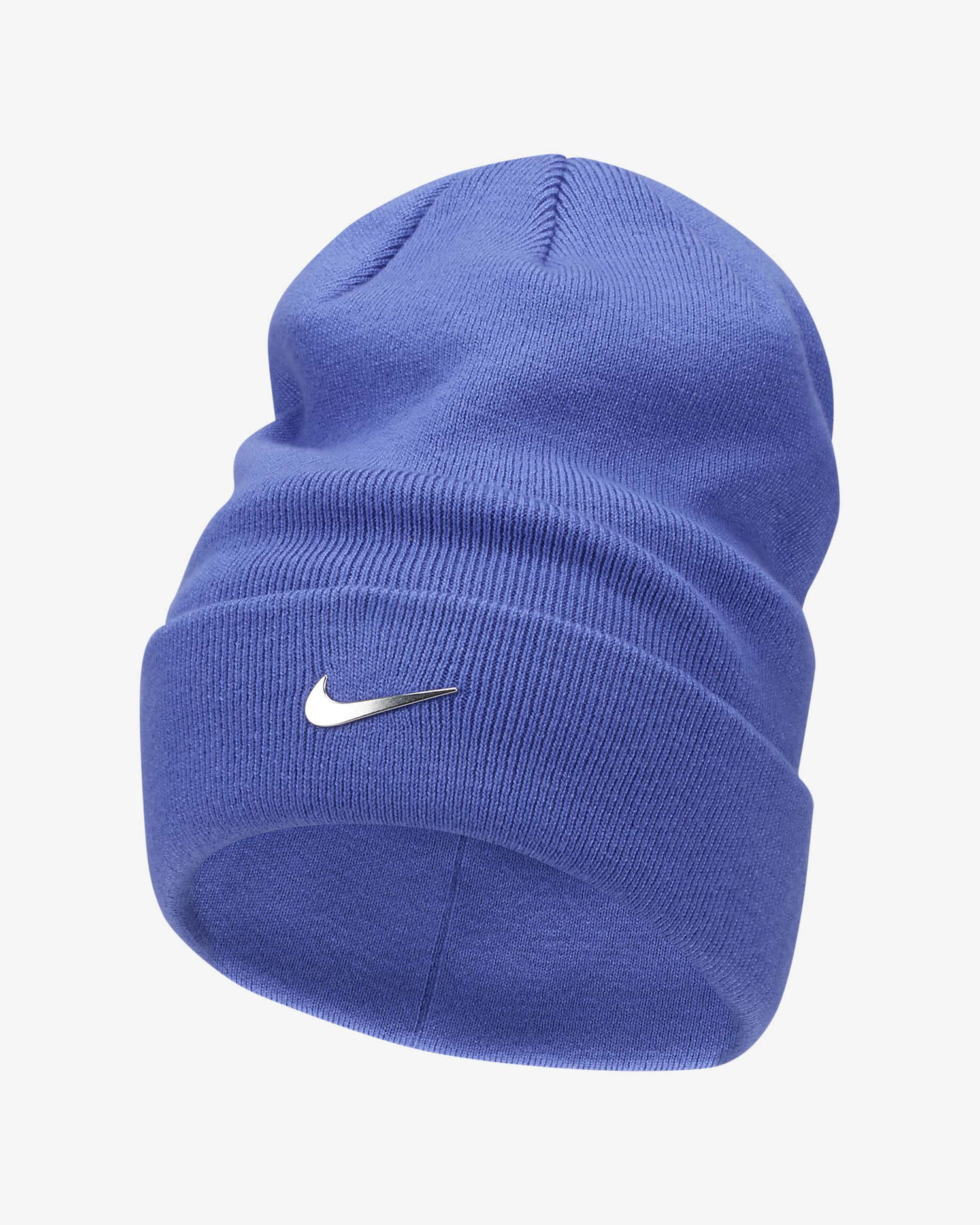 Шапка Nike Peak Standard Cuff Metal Swoosh Beanie Лилаво | FB6527-581, 0