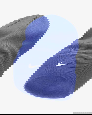 Шапка Nike Peak Standard Cuff Metal Swoosh Beanie Лилаво | FB6527-581, 0
