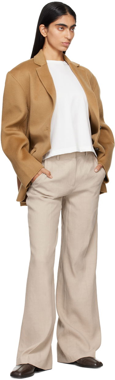 Палта Anine Bing Quinn Wool Blazer Кафяво | A-01-7073-200, 3