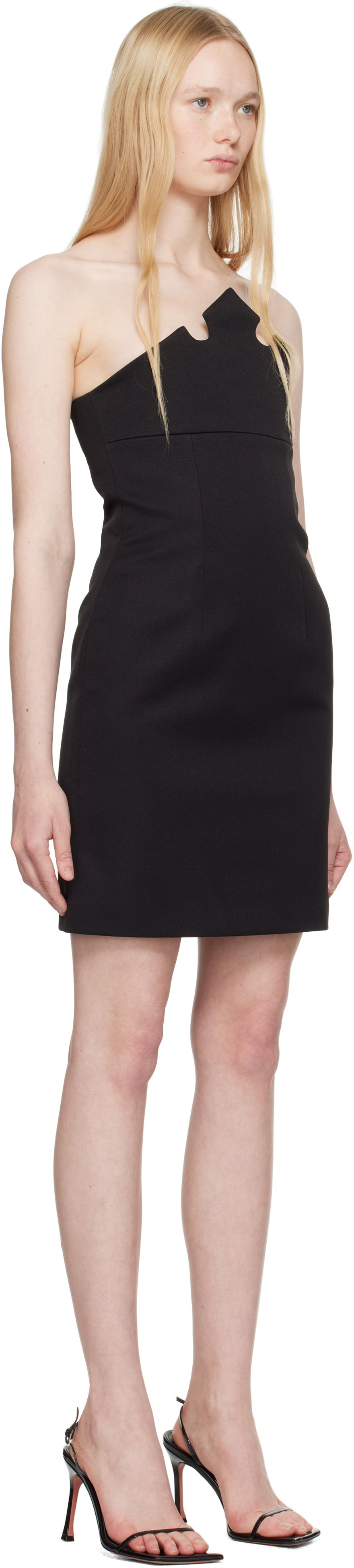 Pокля Coperni Coperni Crown Minidress Черно | DR184F3004, 1