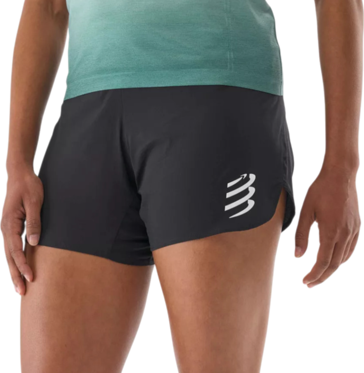 Къси панталони Compressport Compressport Performance Running Shorts Черно | ashw4069000, 0