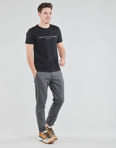 Тениска Tommy Hilfiger CORE TOMMY LOGO TEE Черно | MW0MW11465-BAS-NOS, 3