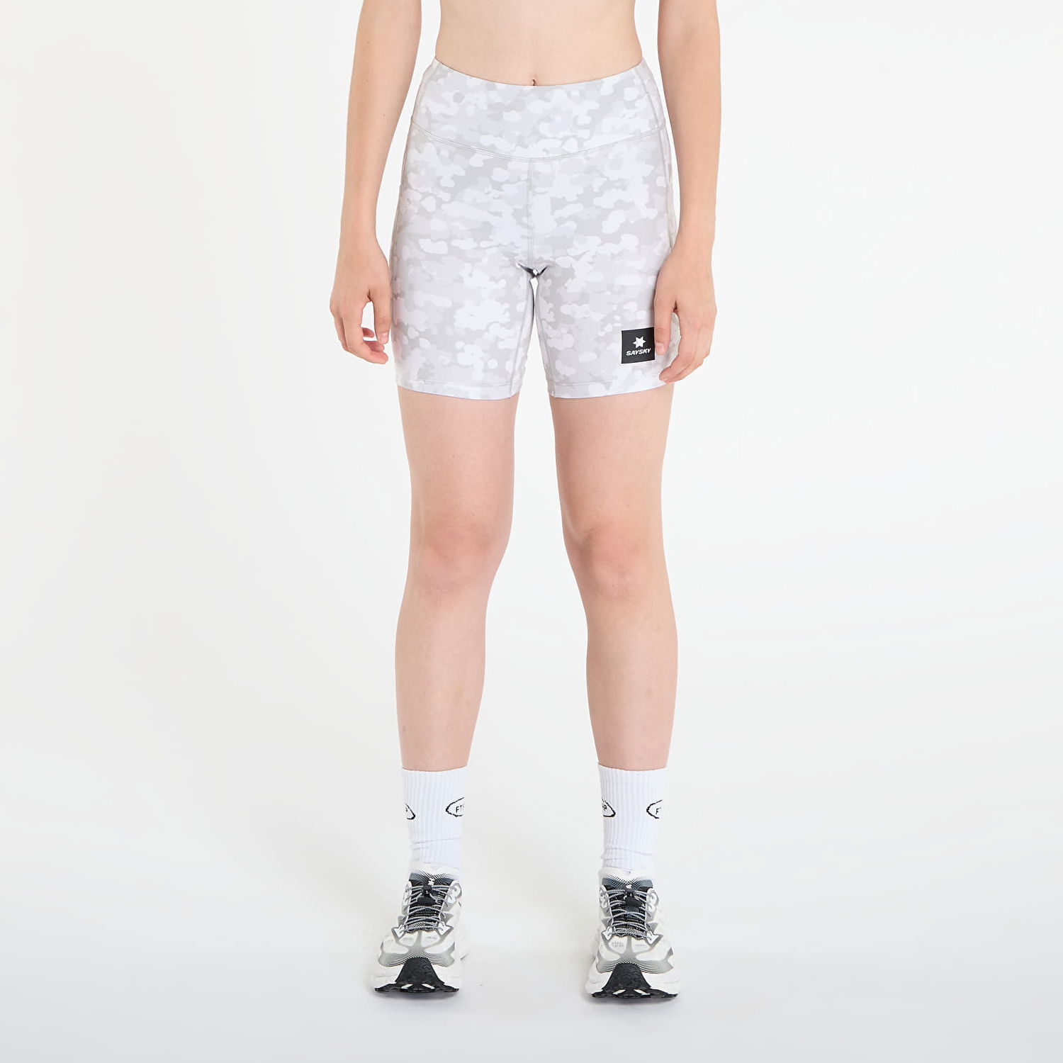 Къси панталони Saysky Camo Combat+ Short Tights 7" AOP Бяло | OWRST30C1049, 0