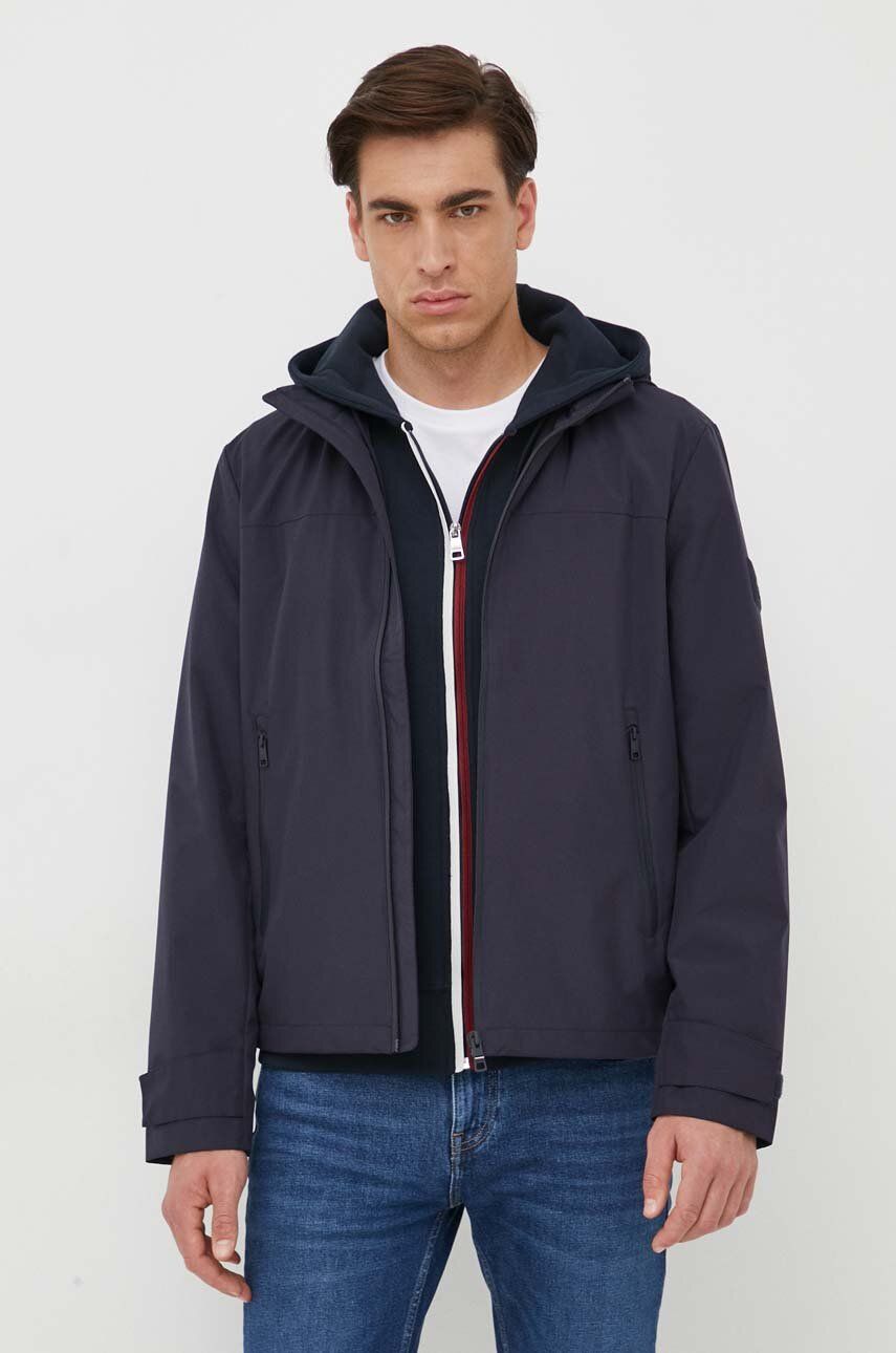 Яке Tommy Hilfiger TH Protect High Neck Regatta Jacket Тъмно синьо | MW0MW31655, 0
