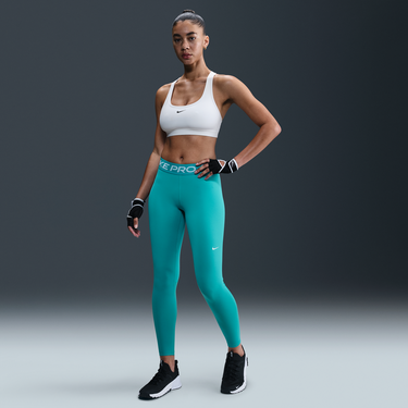 Клинове Nike Pro Mid-Rise Leggings Тюркоазено | CZ9779-345, 1