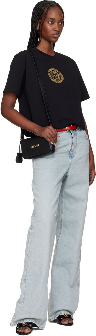 Чанта през рамо Versace Tag Mini Shoulder Bag Черно | 1018747_1A13171_1B00V, 3
