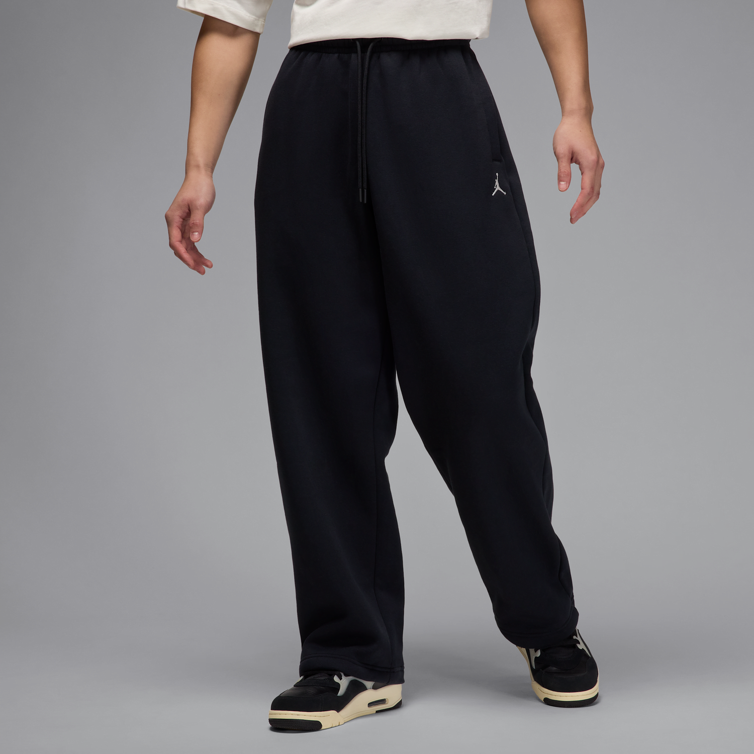 Спортни панталони Jordan Jordan Brooklyn Fleece Cuffless Pants Черно | IB7238-010, 1