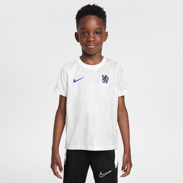 Фланелка Nike Chelsea FC Academy Pro Dri-FIT Short Sleeve T-Shirt Бяло | HJ8196-101, 4