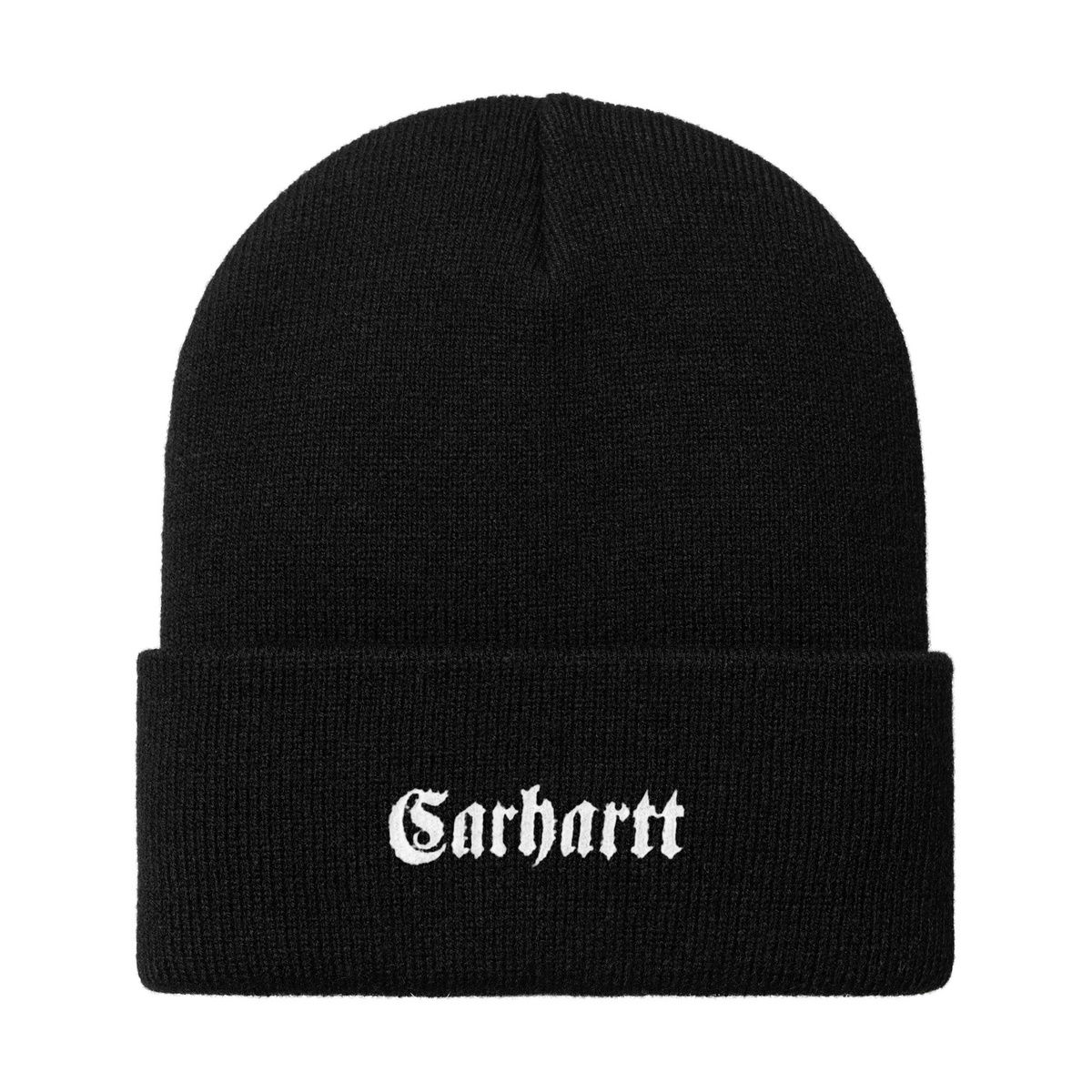 Шапка Carhartt WIP Embroidered Logo Beanie Черно | I034367_1, 1