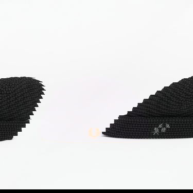 Шапка Fred Perry Fred Perry Waffle Beanie Черно | C1137 102, 0