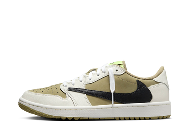 Кецове и обувки Jordan Travis Scott x Air Jordan 1 Low Golf "Olive" Зелено | FZ3124-200, 1