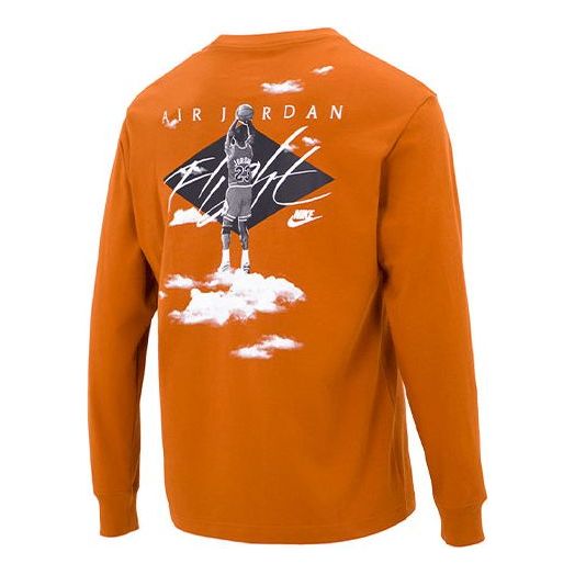 Тениска Jordan Air Jordan Flight Long Sleeve T-Shirt Оранжево
| DH8963-241, 0