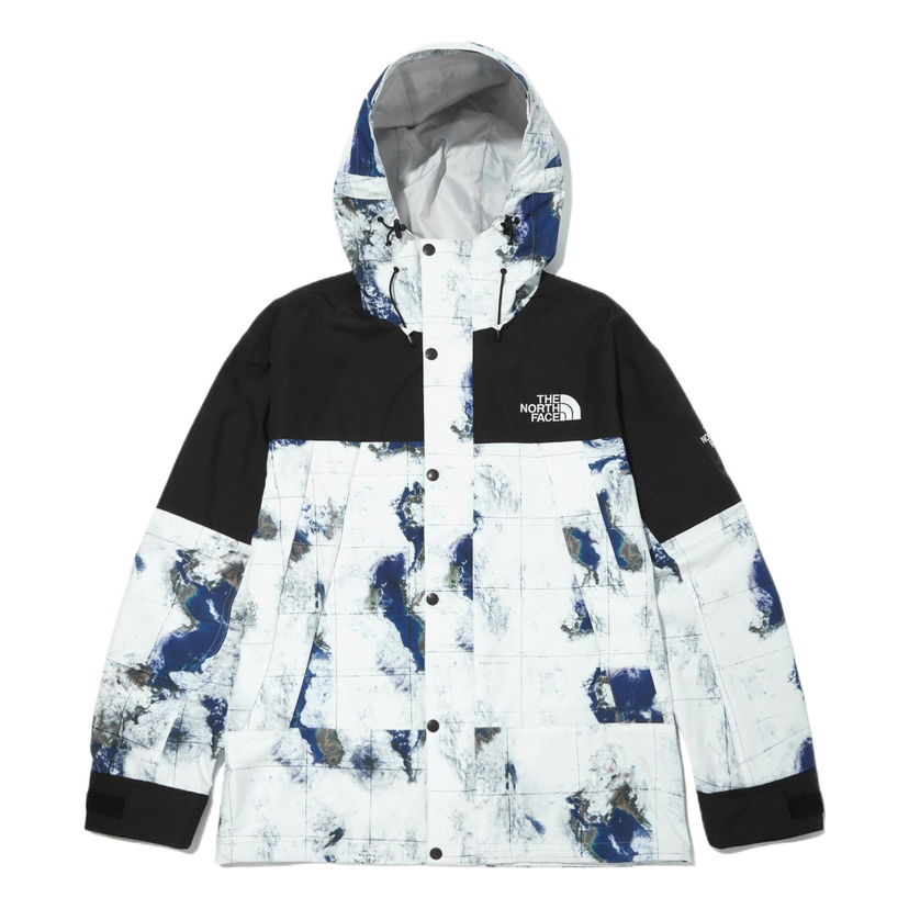 Парка The North Face Men's Printed Mountain Jacket Бяло | NJ3BN00N