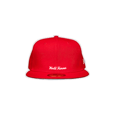 Шапка с козирка Supreme New Era x Reverse Box Logo Hat Червено | SS21H29 RED, 0