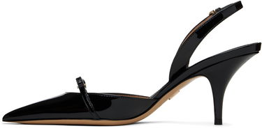 Кецове и обувки FERRAGAMO Ferragamo Mini Bow Slingback Heels Черно | 781105, 2