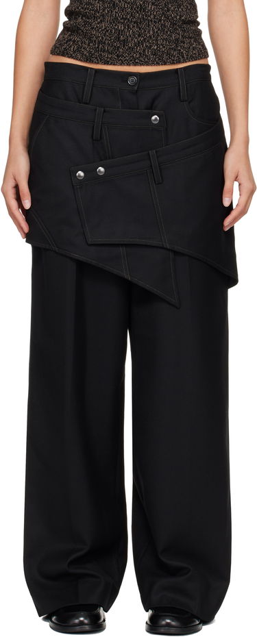 Панталони Andersson Bell Crossover Wrap Tailored Trousers Черно | apa862w, 0