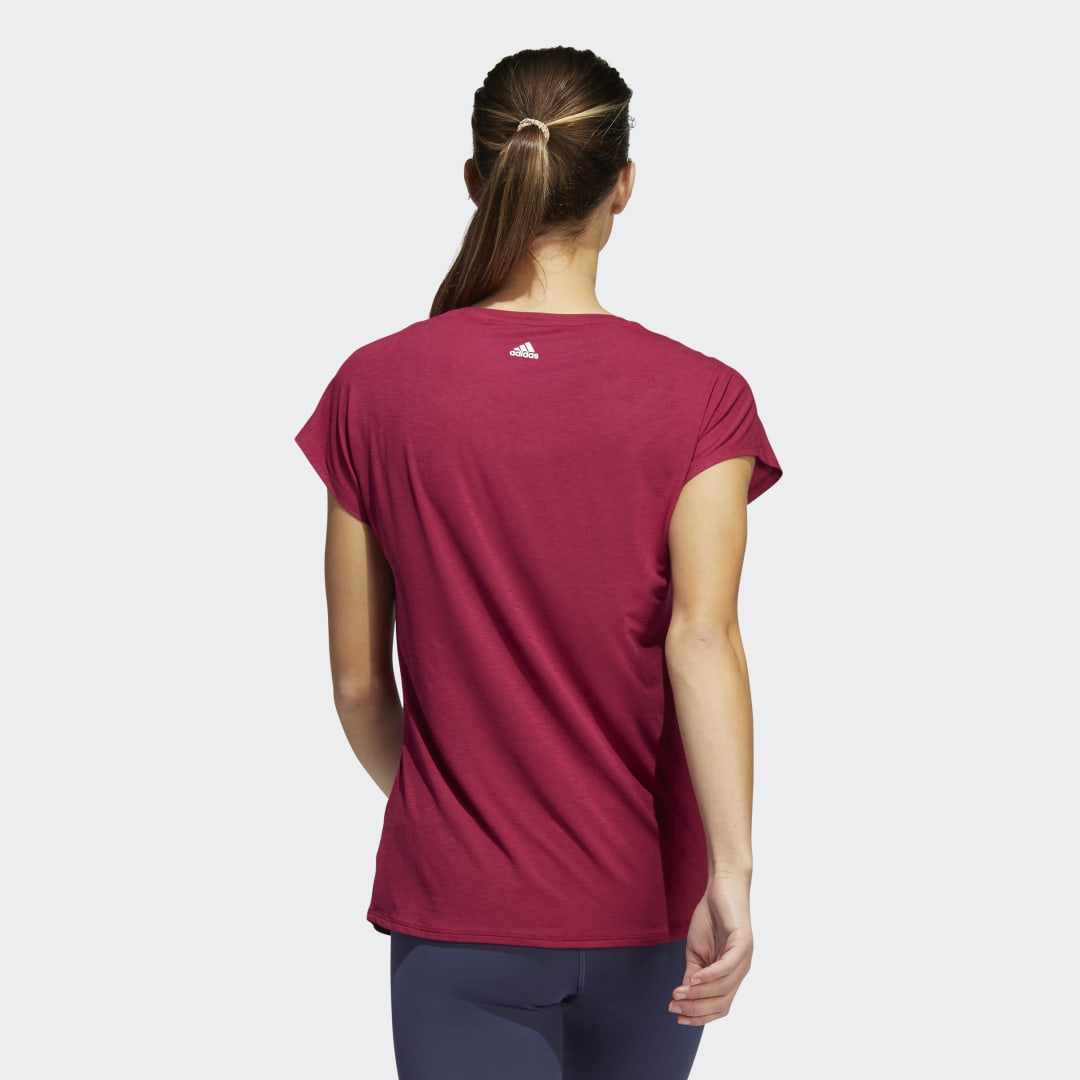 Тениска adidas Originals 3-Stripes Training Бургунди | HG3112, 1