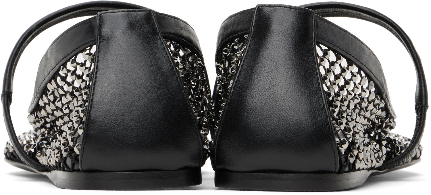 Кецове и обувки Marni Marni Mesh Mary Jane Ballerina Flats Черно | MJMS007700 P6394, 1