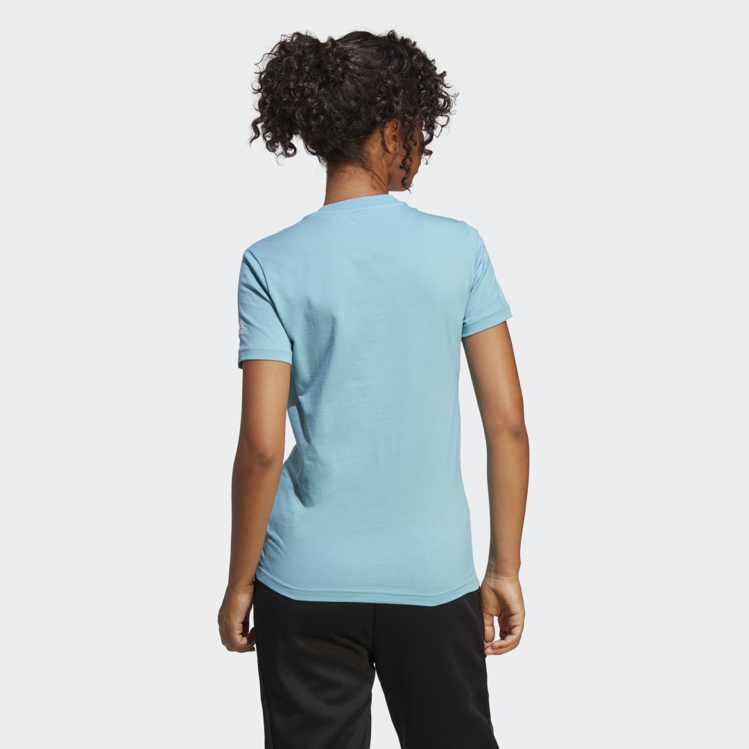 Тениска adidas Originals LOUNGEWEAR Essentials Slim Logo Тюркоазено | IC0629, 1