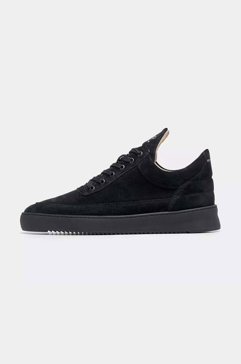 Кецове и обувки Filling Pieces Low Top Suede Черно | 10122791847