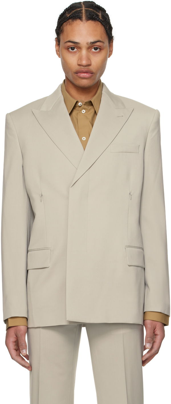 Яке Helmut Lang Helmut Lang Car Blazer Бежово | O01HM101, 0