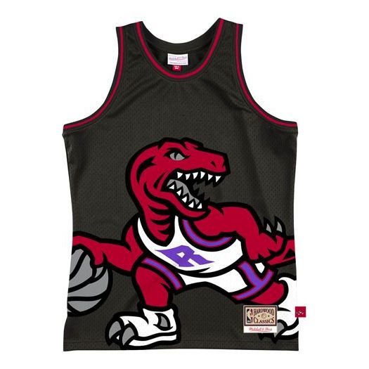 Потник Mitchell & Ness Mitchell & Ness Toronto Raptors Big Face Basketball Tank Черно | MSTKBW19146-TRABLCK