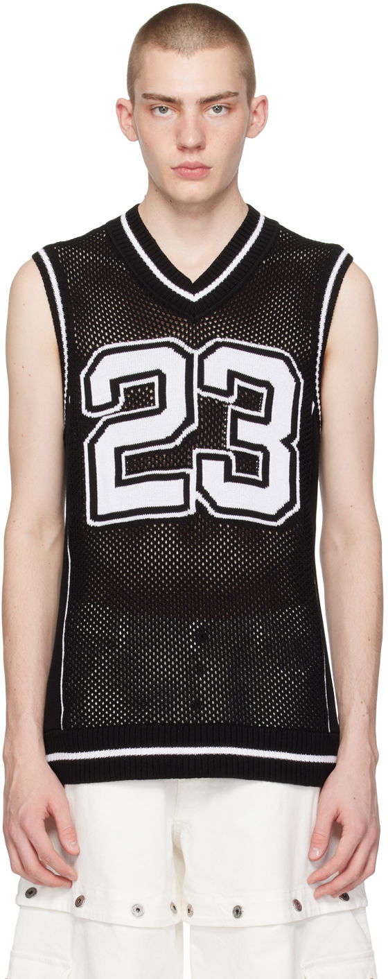 Потник Off-White Varsity Net Tank Top Черно | OMHZ018S24KNI0011001, 0