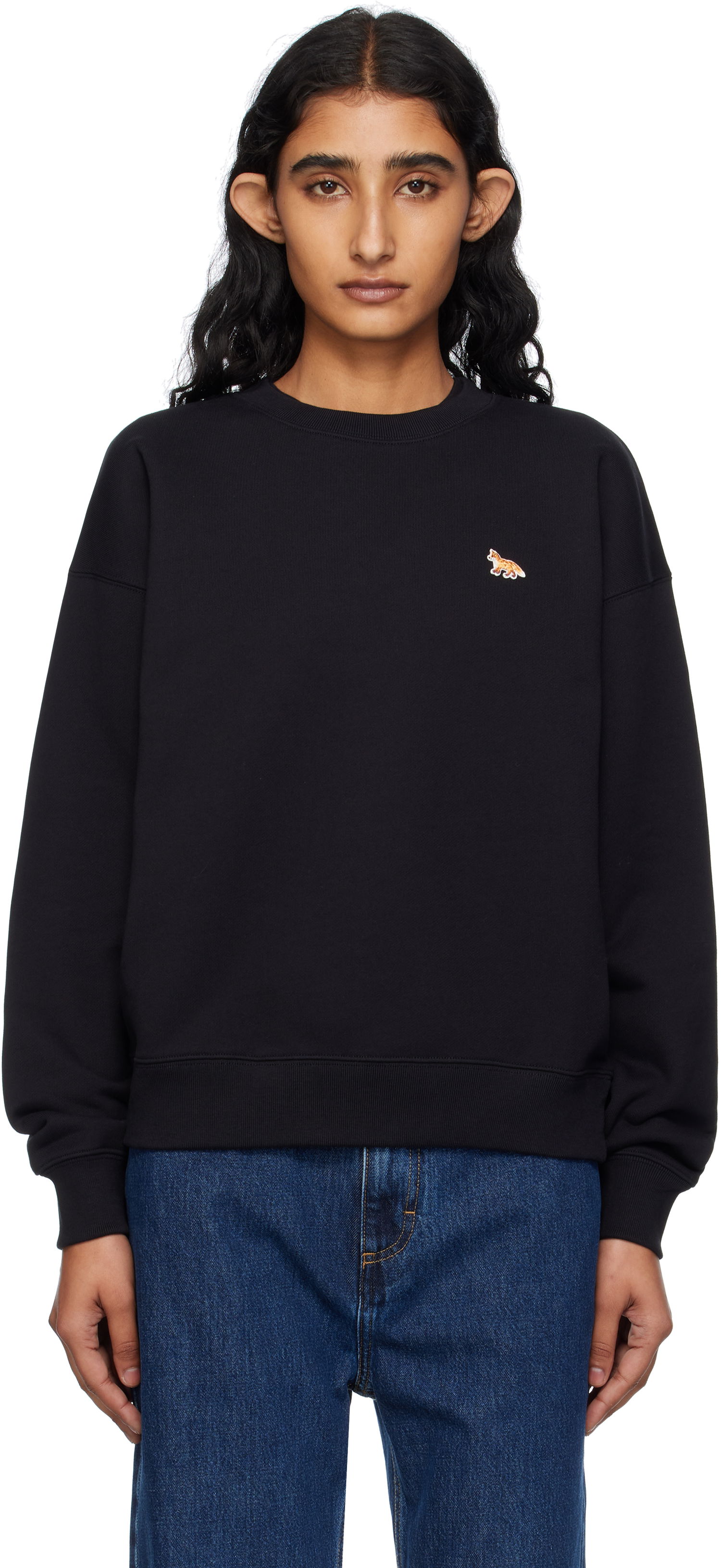 Суитчър MAISON KITSUNÉ Maison Kitsuné 'Baby Fox' Sweatshirt Черно | PW00307KM0341, 0