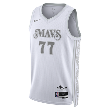 Фланелка Nike Dri-FIT NBA Swingman Luka Dončić Dallas Mavericks City Edition Basketball Jersey Бяло | FQ4339-100, 0