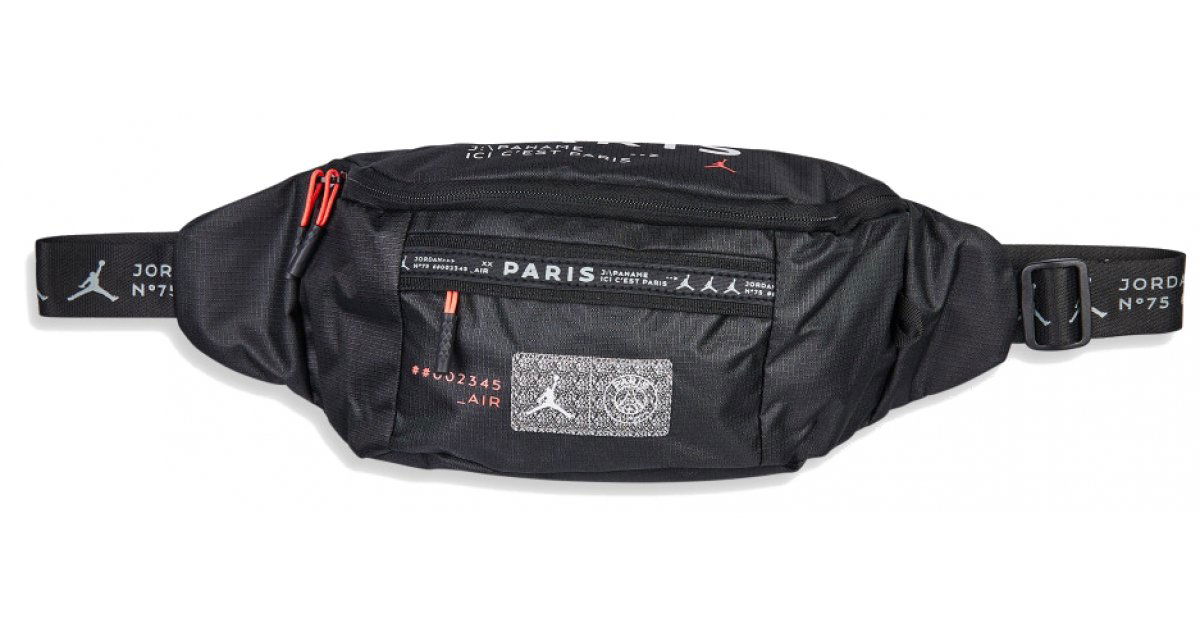 Чанта за кръста Jordan X PSG Waist Bag Черно | 9a0661-023, 1