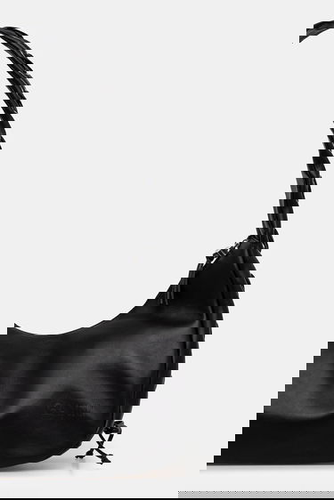 Дамска чанта GANNI Hobo Bag Medium Laces Черно | A7295, 2