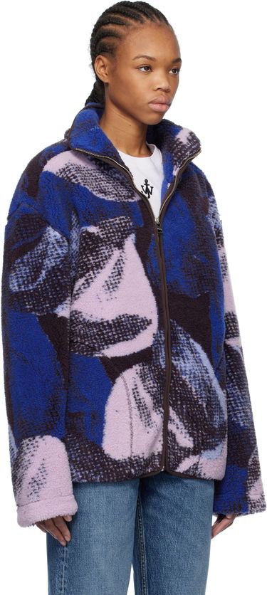 Яке бомбър JW Anderson JW Anderson Printed Fleece Zip-Up Jacket Многоцветен | JK0376-PG1712, 1