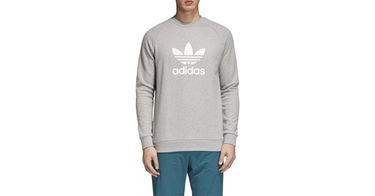 Суитчър adidas Originals Trefoil Crewneck Sweatshirt Сиво | cy4573, 1